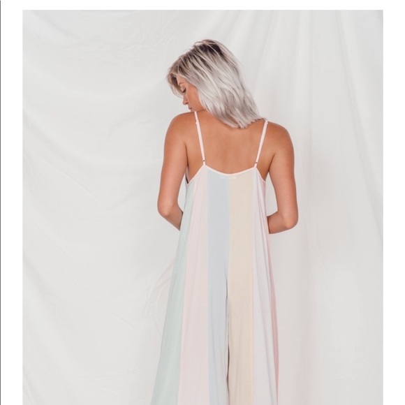 Small multicolored jumpsuit NWOT - Picture 3 of 6